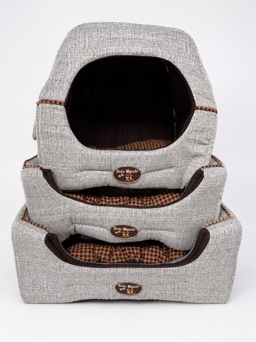Conjunto 3 Camas Toca Luxo 2 Em 1 Pet - Cachorro e Gato - Image 13