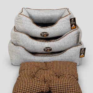 Conjunto 3 Camas Quadrada Luxo Suede Pet - Cachorro e Gato