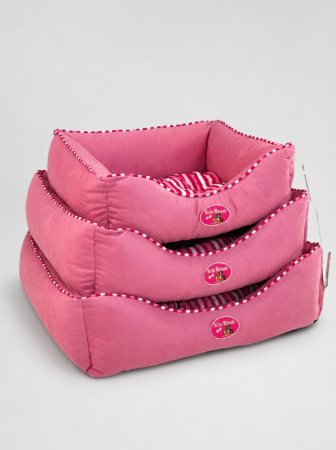 Conjunto 3 Camas Quadrada Luxo Suede Pet - Cachorro e Gato - Image 7